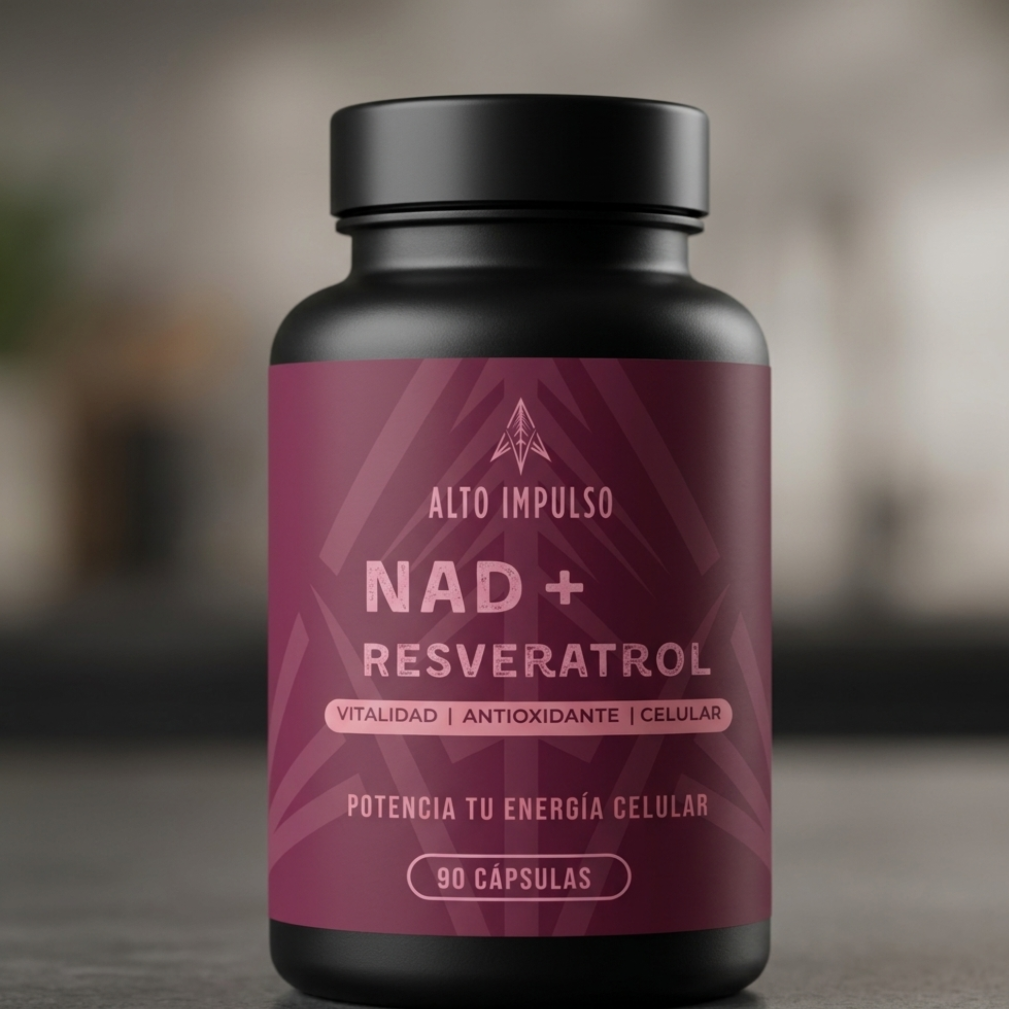 NAD+ Resveratrol | Energía Celular y Longevidad | 90 Cápsulas