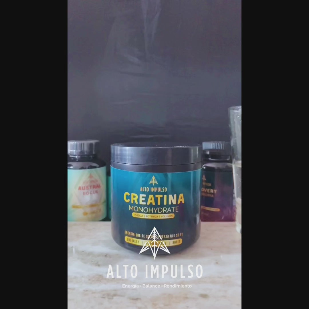 Creatina Monohydrate Alto Impulso |  300g · 60 Porciones